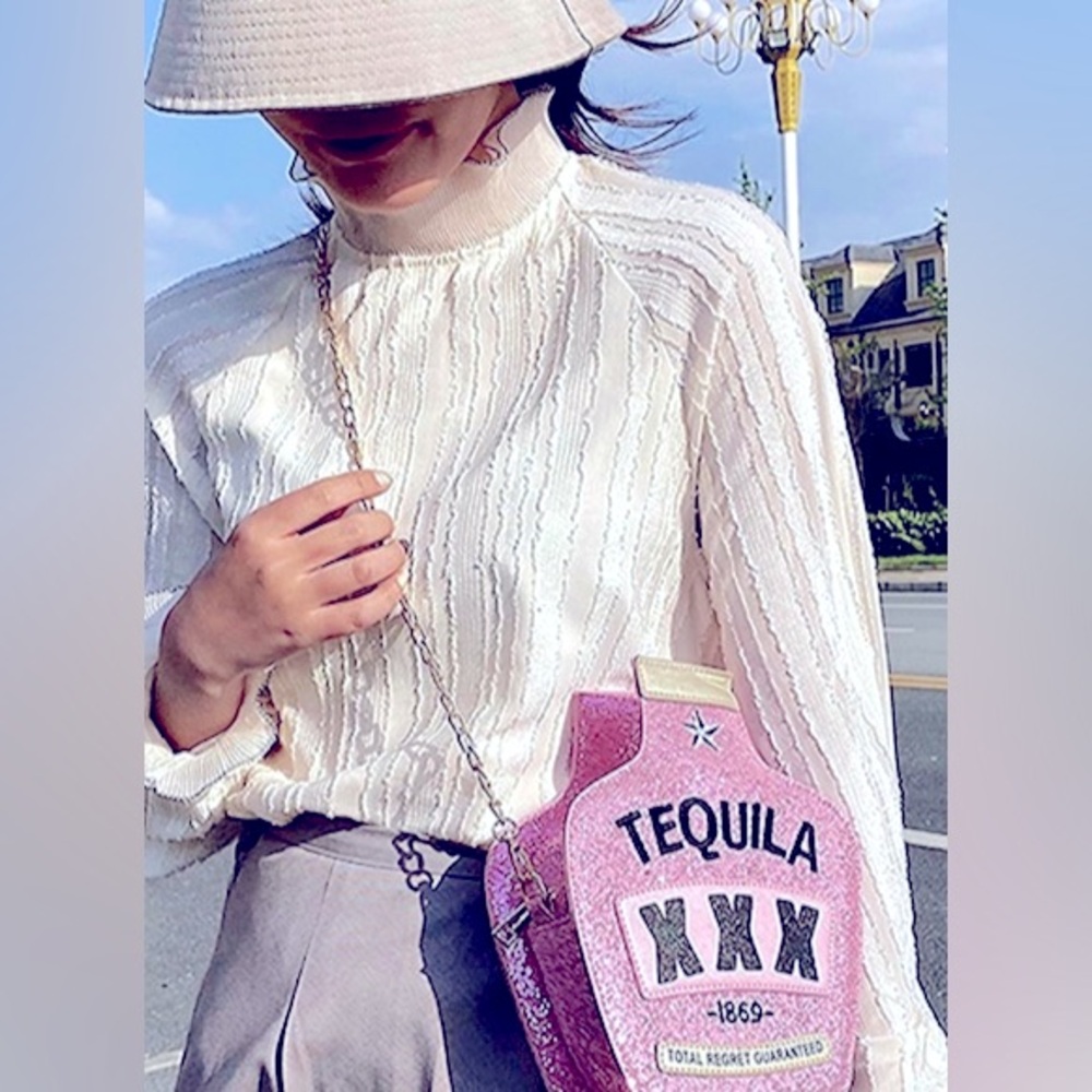 Tequila Pink Crossbody Bag